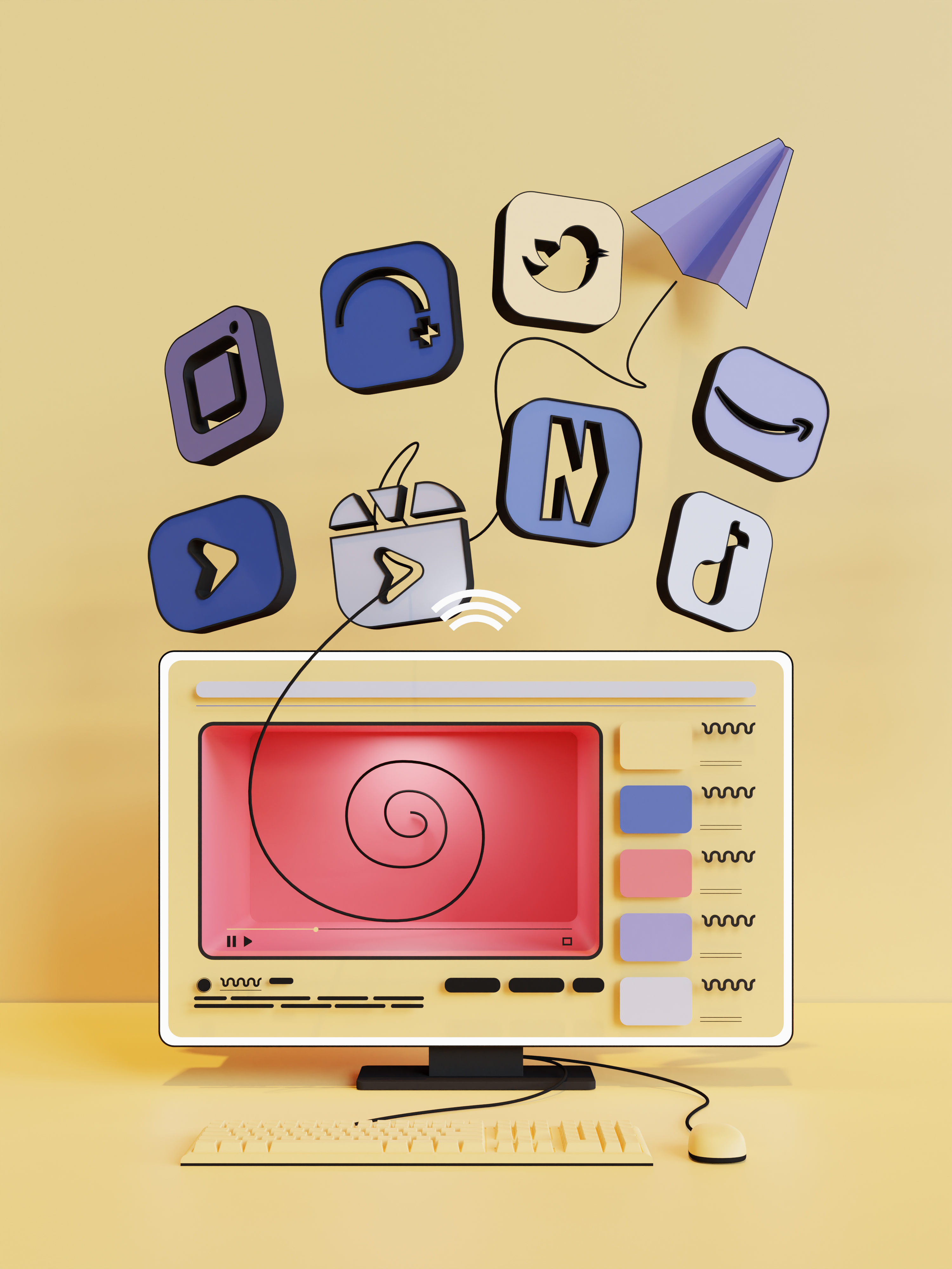 Social media ad creative on Instagram & Facebook